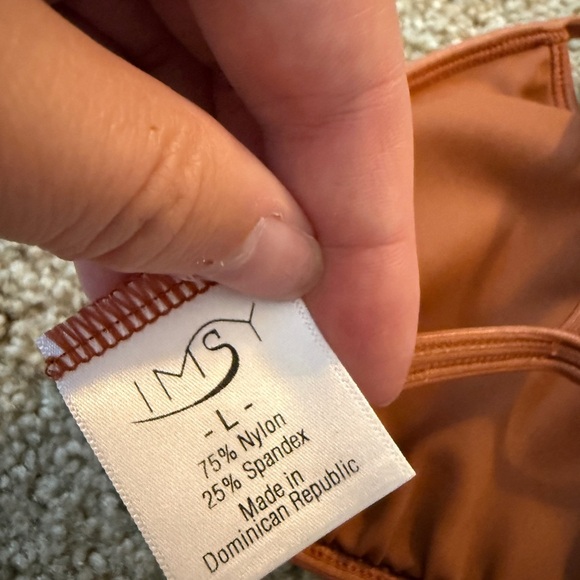 Rust Bikini Top with Adjustable Straps - Picture 6 of 6